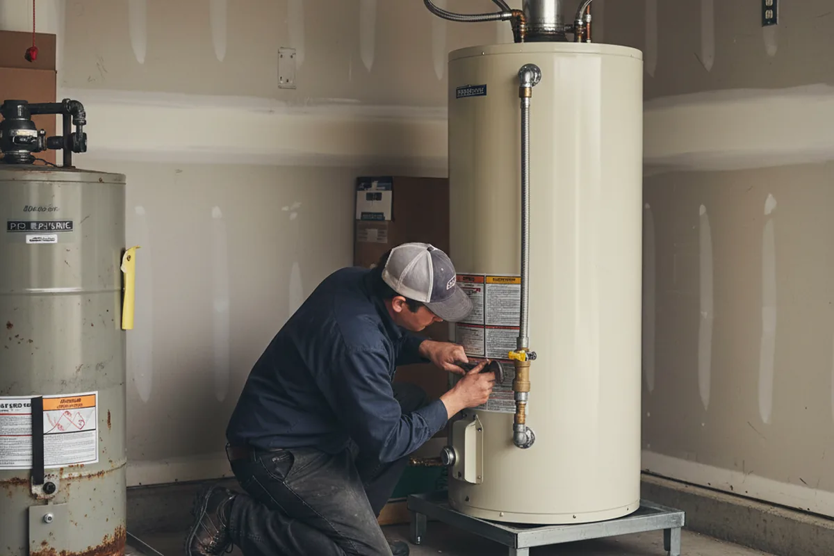 Water heater and shutoff valve replacement in Maitland